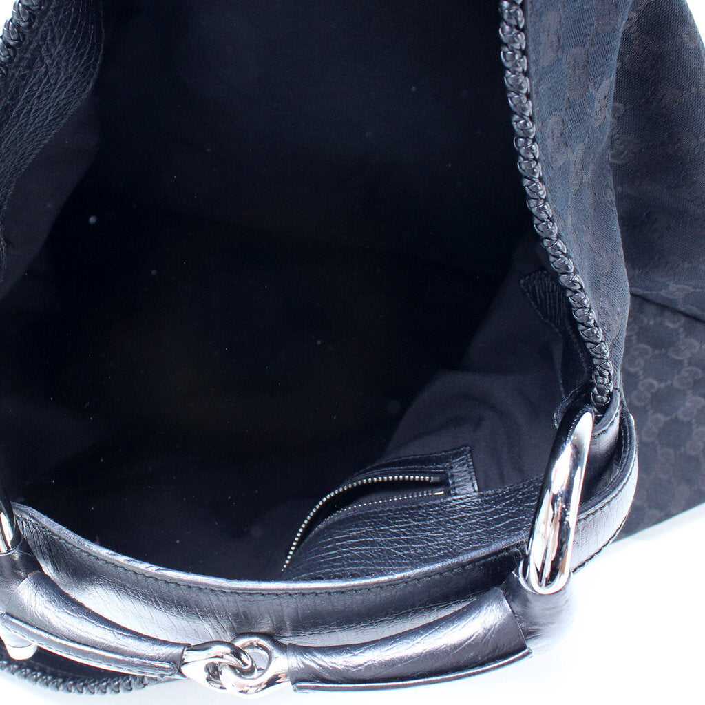 Gucci 114900 Horsebit Hobo Bag