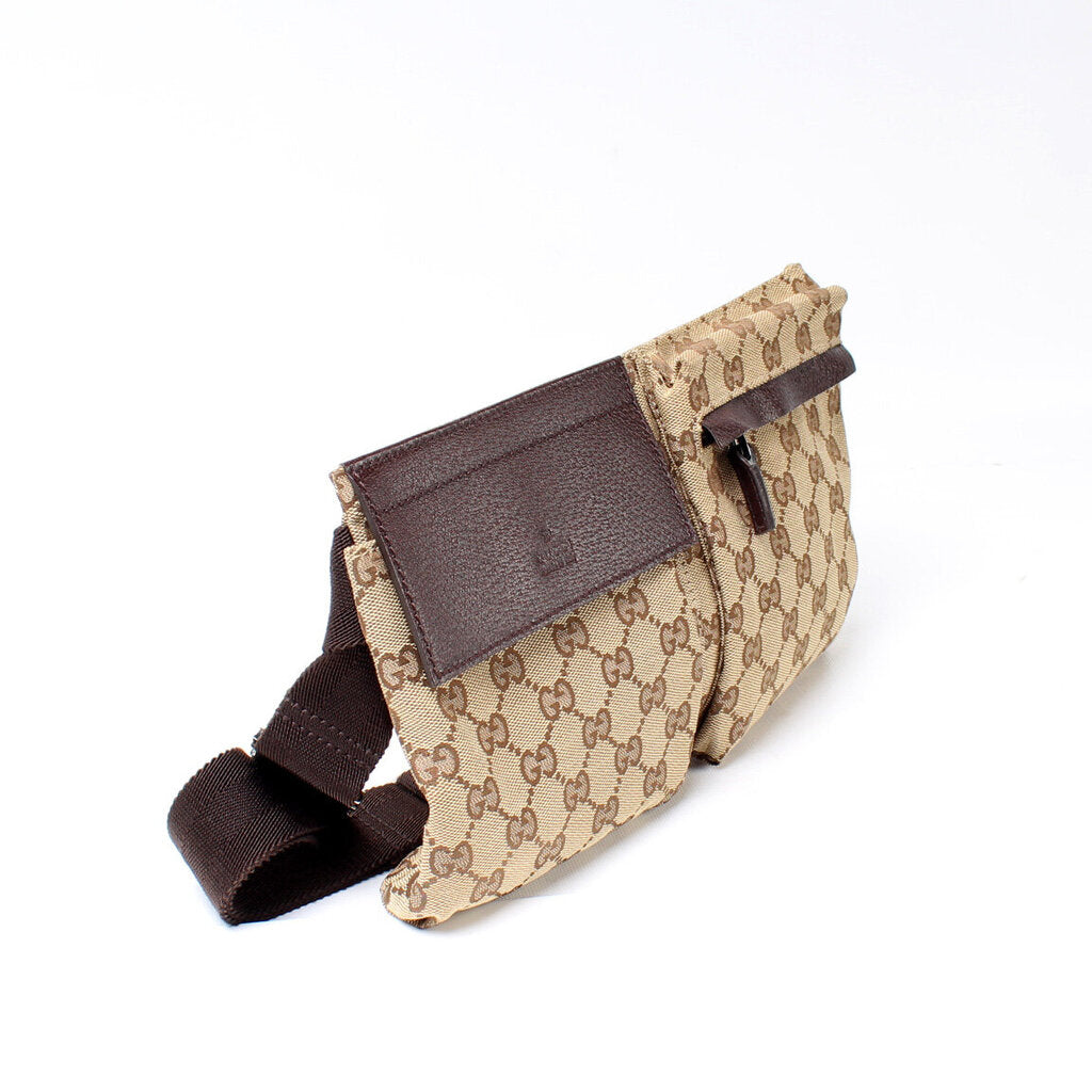 Gucci 28566 Waist Canvas Bag