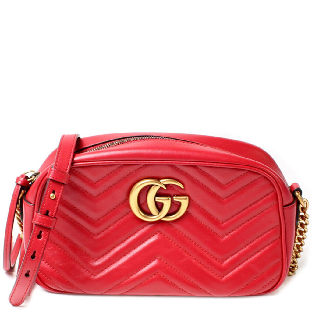 Gucci 447632 Marmont Small Leather Camera Bag