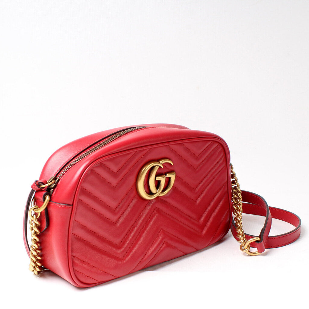 Gucci 447632 Marmont Small Leather Camera Bag