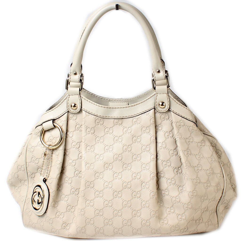 Gucci 211944 Sukey GG Leather Medium Bag
