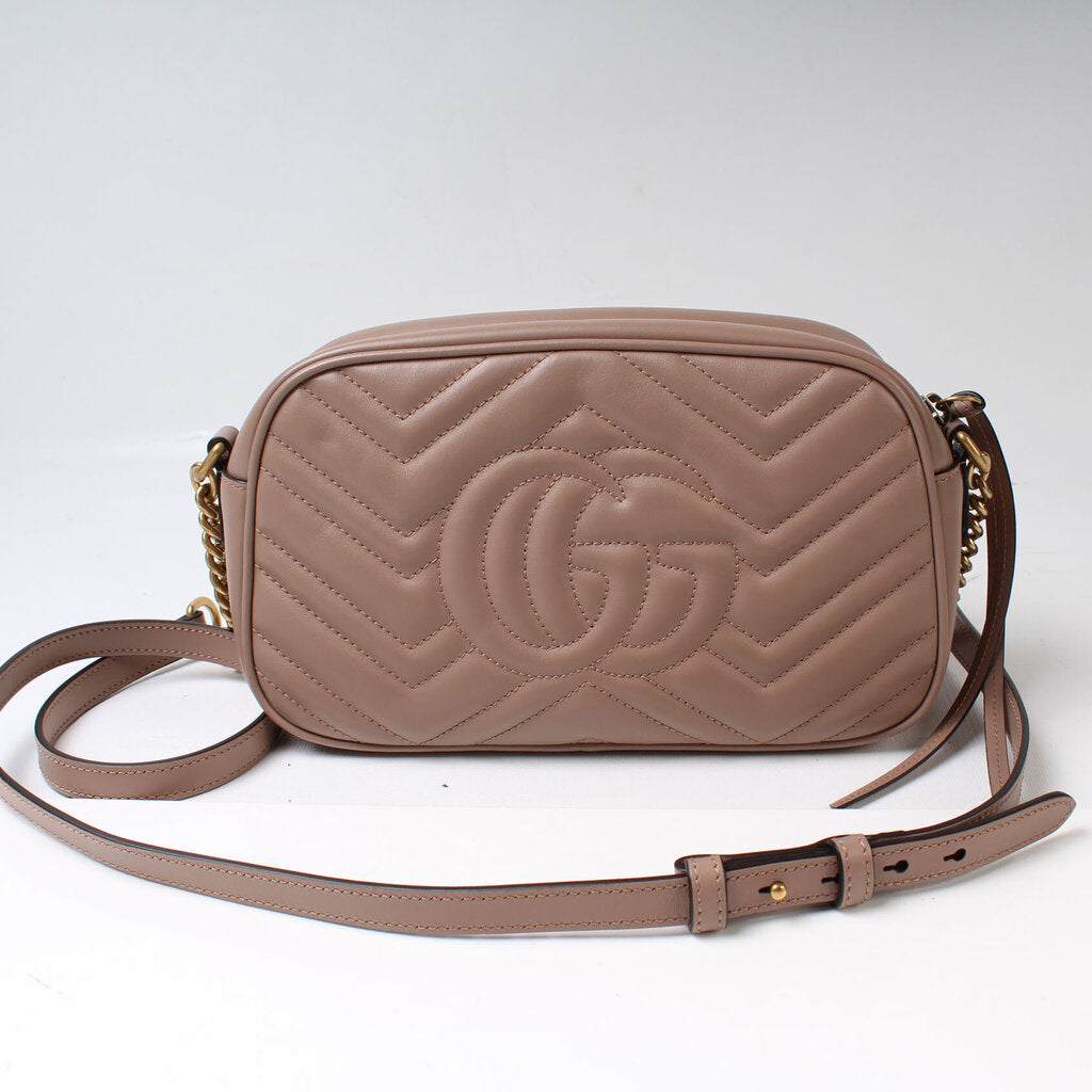 Gucci 447632 Marmont Small Leather Camera Bag