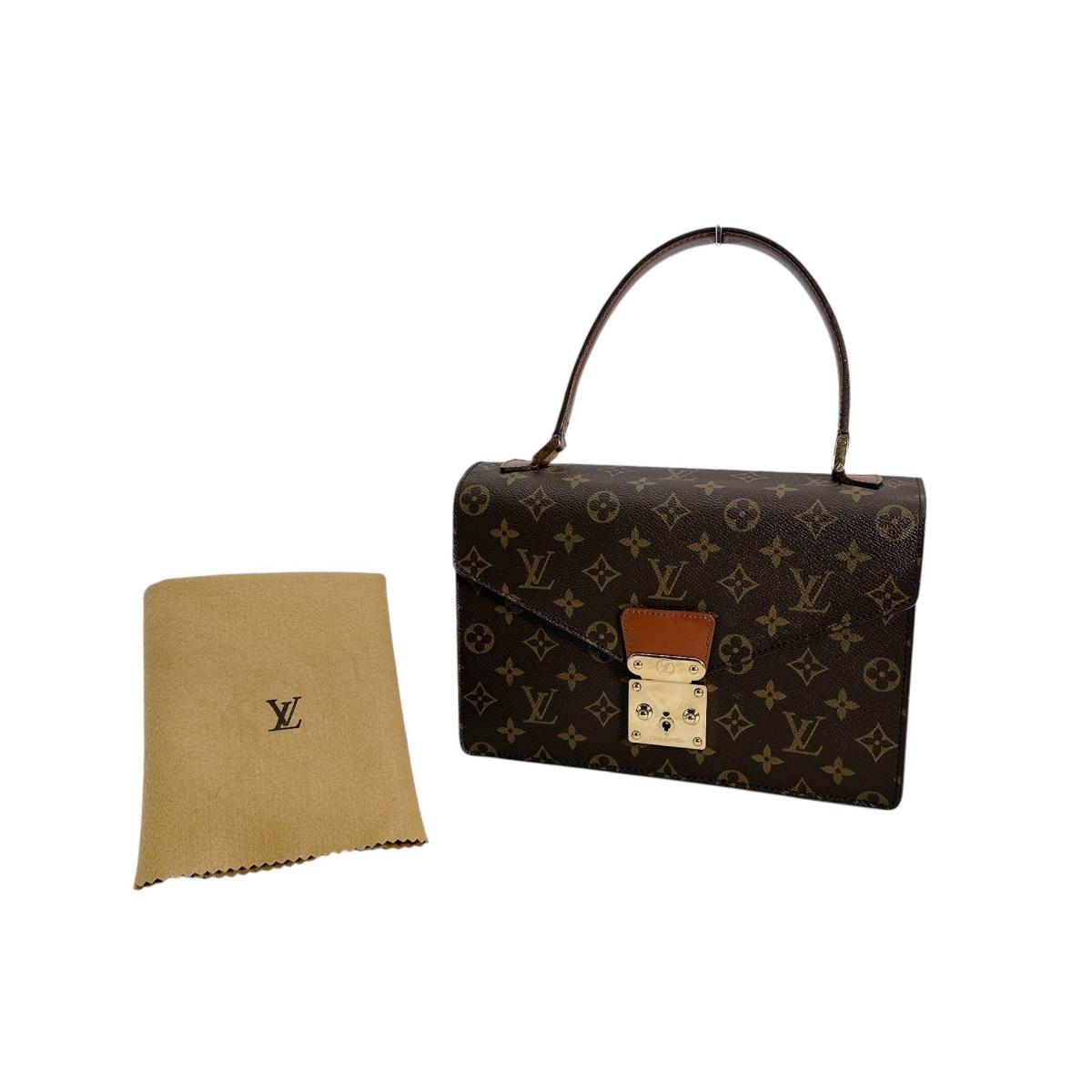 LOUIS VUITTON Handbag Monogram canvas Brown Monogram Concorde