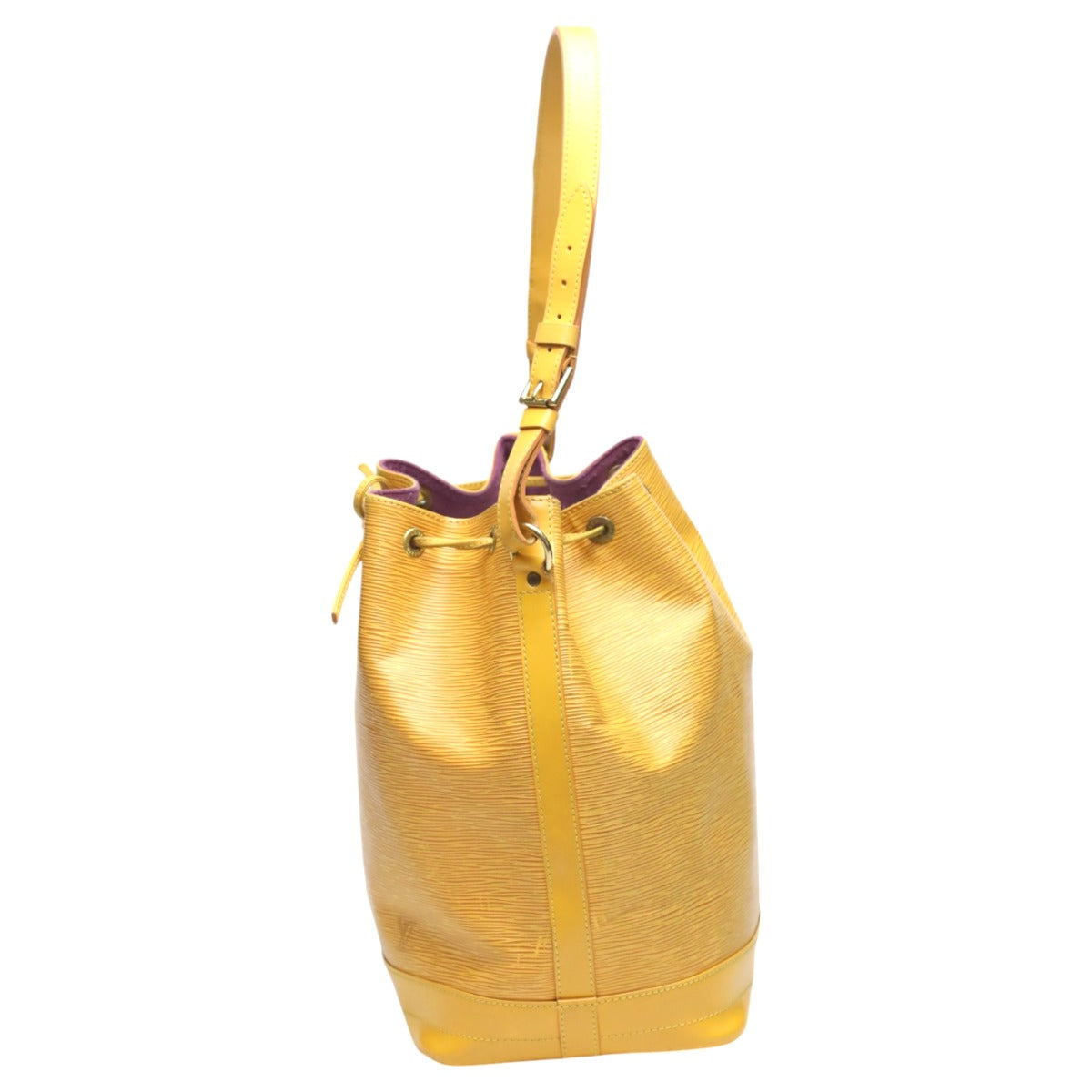 LOUIS VUITTON Shoulder Bag Epi Leather yellow Drawstring type Shoulder Bag Epi Noe unisex(Unisex)