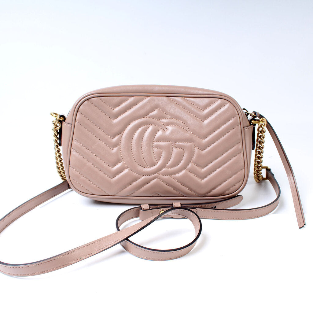 Gucci 447632 Marmont Small Leather Camera Bag