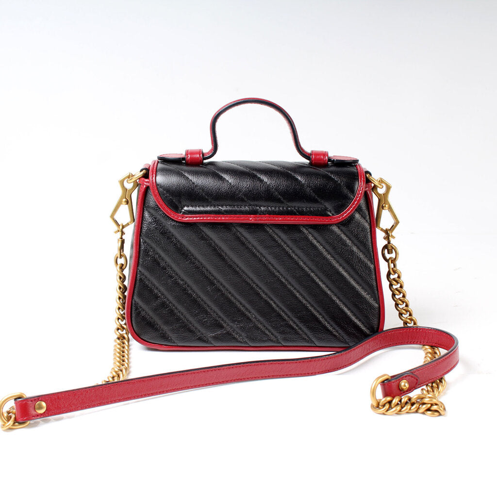 Gucci 583571 Marmont Mini Top Handle Bag