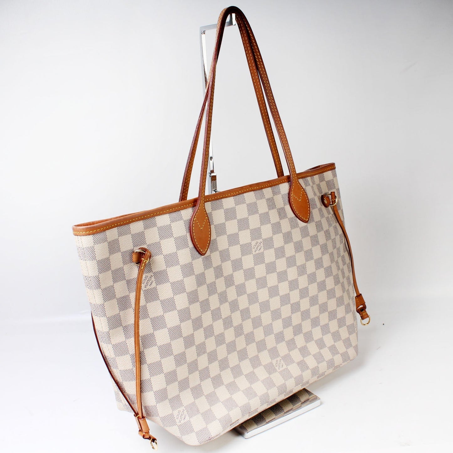 Luxury Women's Tote Bag | Louis Vuitton Neverfull MM Damier Azur I