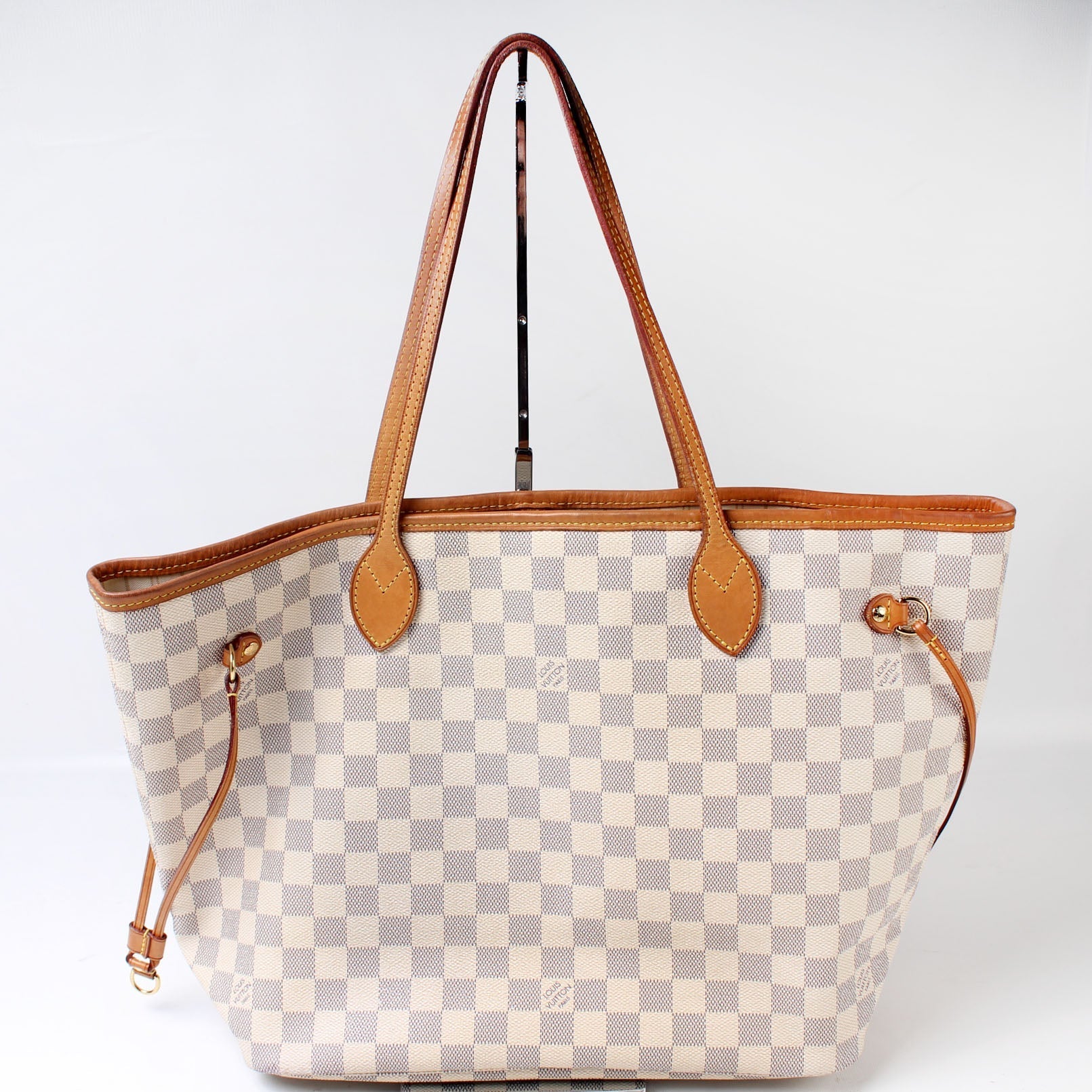 Luxury Women's Tote Bag | Louis Vuitton Neverfull MM Damier Azur I