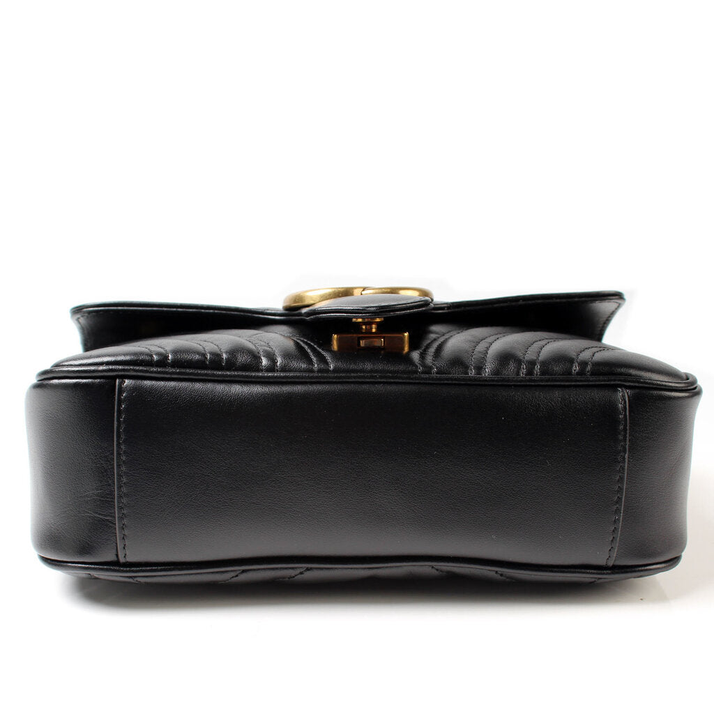 Gucci 446744 Marmont Shoulder Mini Flap Bag