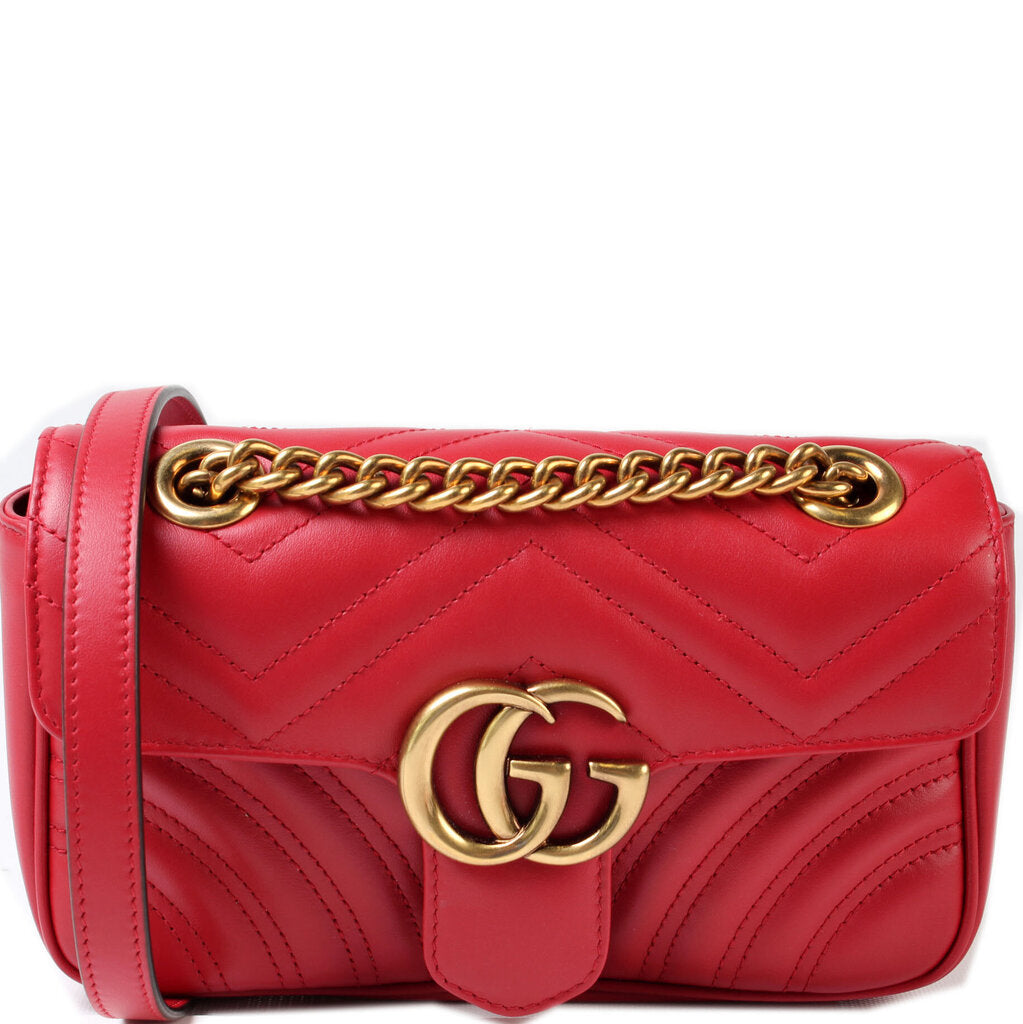 Gucci 446744 Marmont Shoulder Mini Flap Bag
