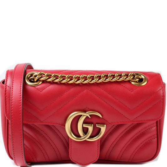Gucci 446744 Marmont Shoulder Mini Flap Bag