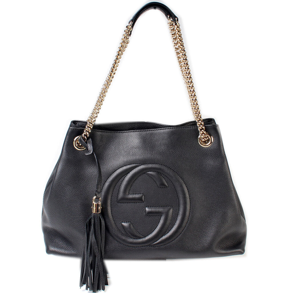 Gucci 308982 Soho Leather Shoulder Med Bag