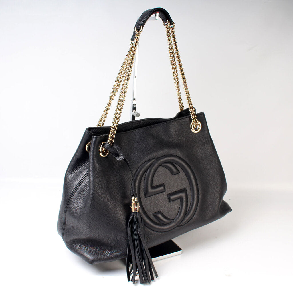Gucci 308982 Soho Leather Shoulder Med Bag