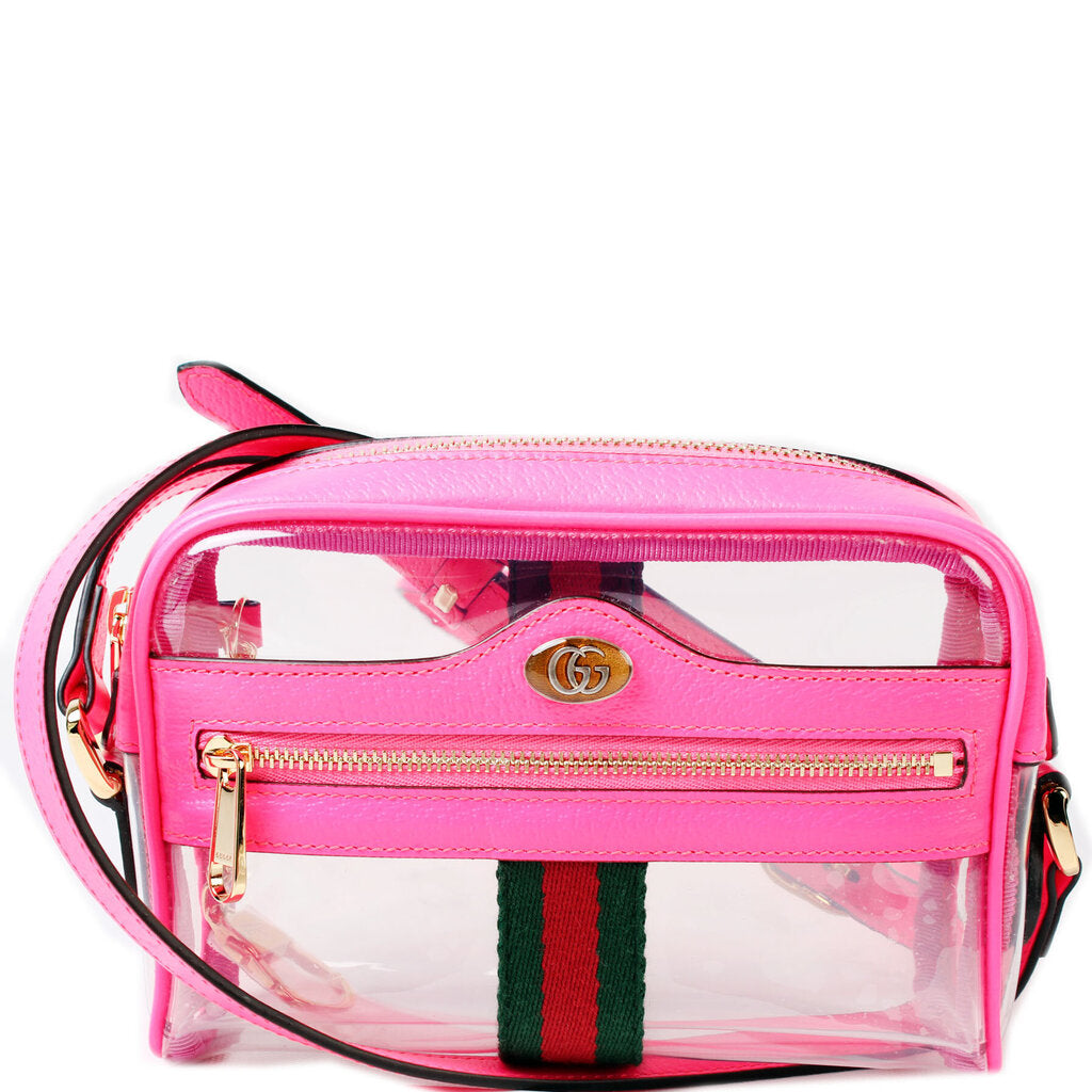 Gucci 517350 GG Transparent Mini Ophidia Bag