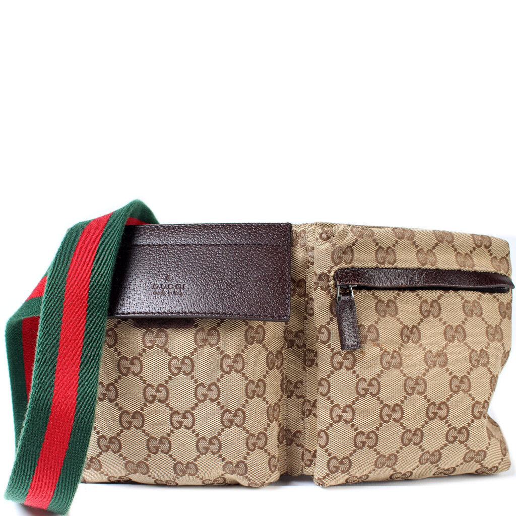 Gucci 28566 Canvas Waist Bag