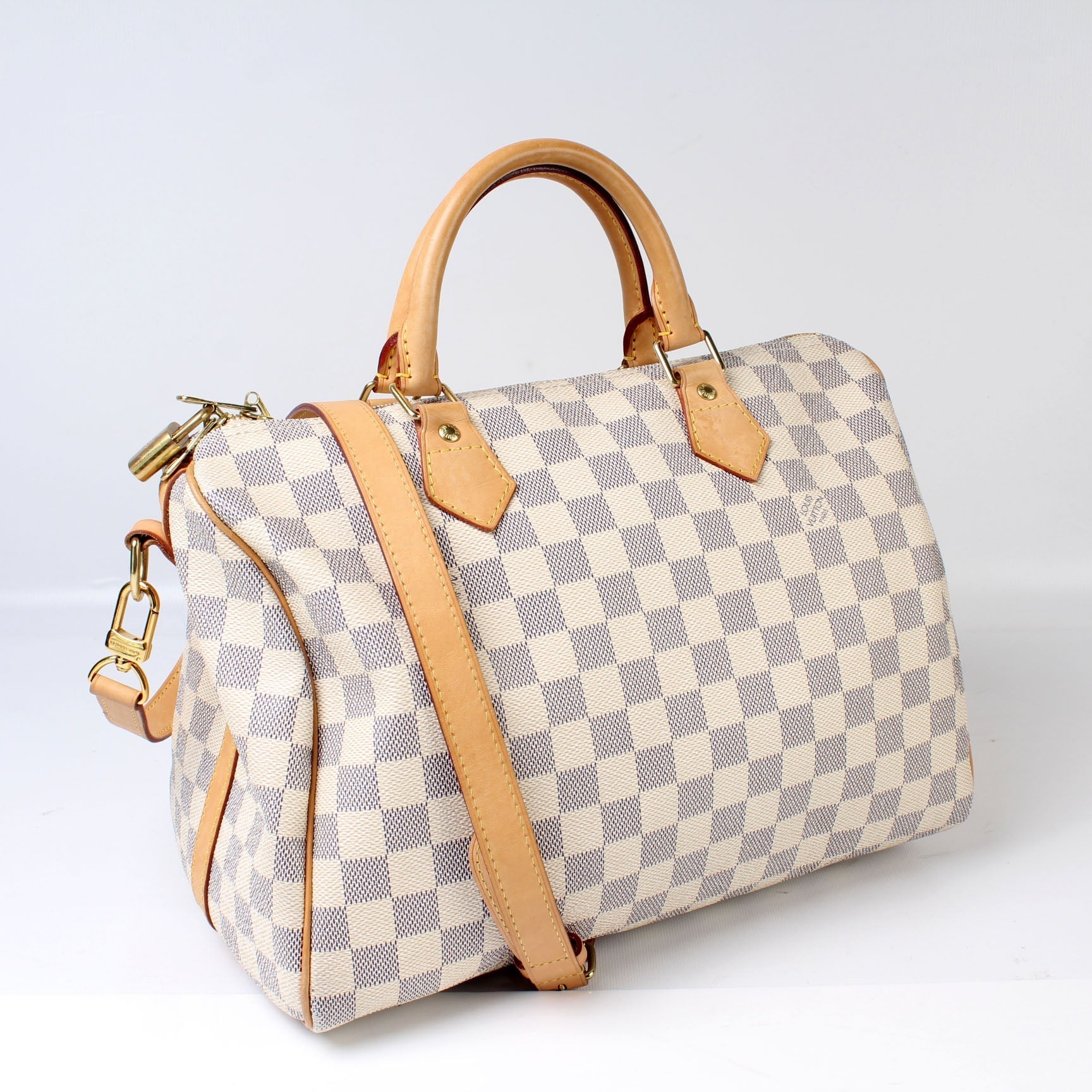 Louis Vuitton Speedy 30 Bandouliere Damier Azur