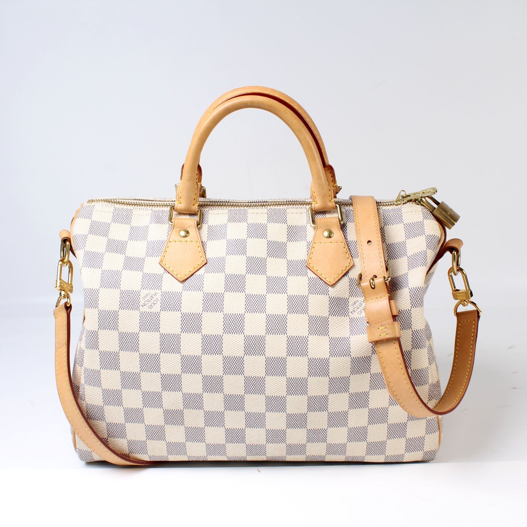 Louis Vuitton Speedy 30 Bandouliere Damier Azur