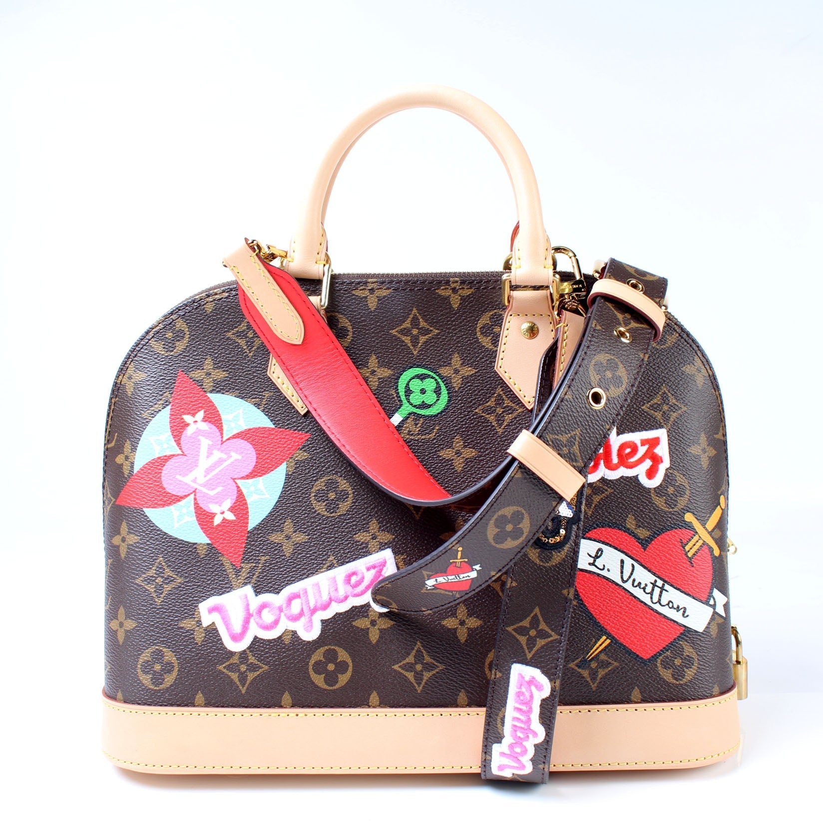 Louis Vuitton Alma PM Monogram Patches