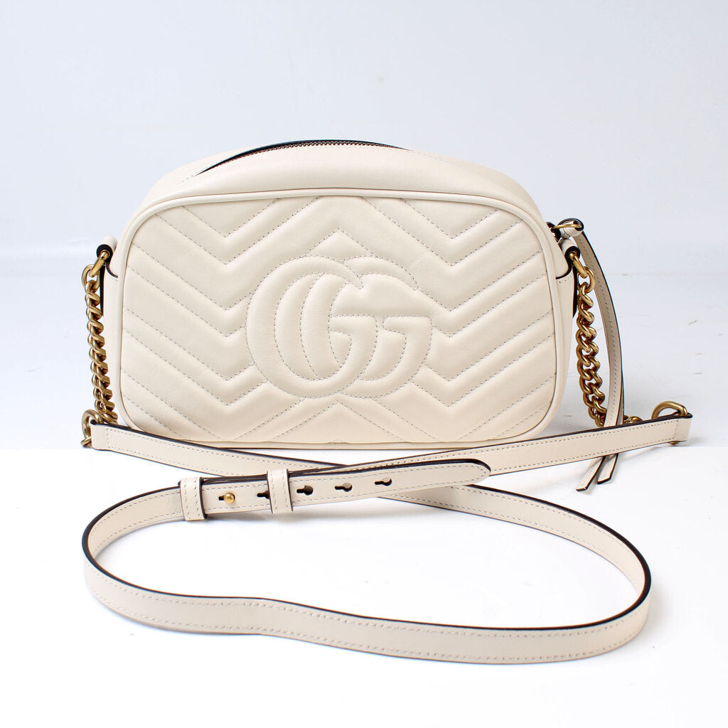 Gucci 447632 Marmont Small Leather Camera Bag