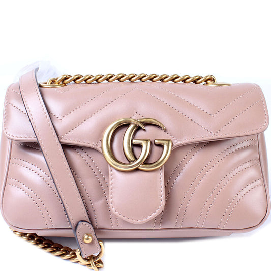 Gucci 446744 Marmont Shoulder Mini Flap Bag