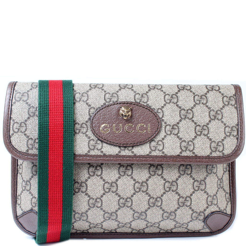 Gucci 493930 GG Supreme Neo Web Belt Bag