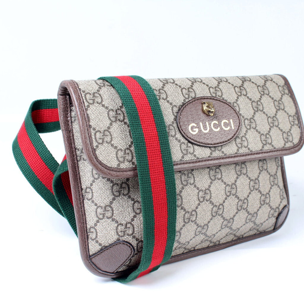 Gucci 493930 GG Supreme Neo Web Belt Bag