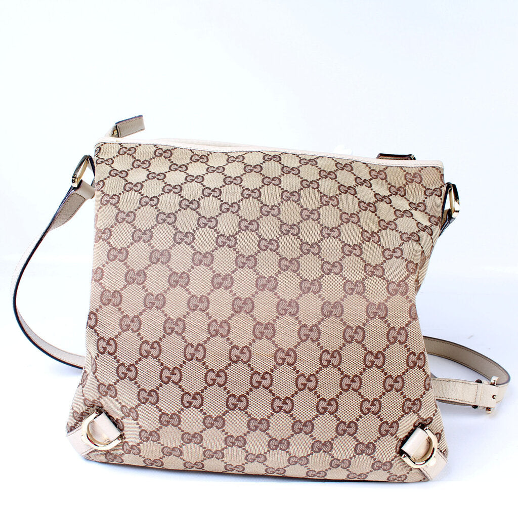 Gucci Abbey D Ring Messenger GG Canvas Bag