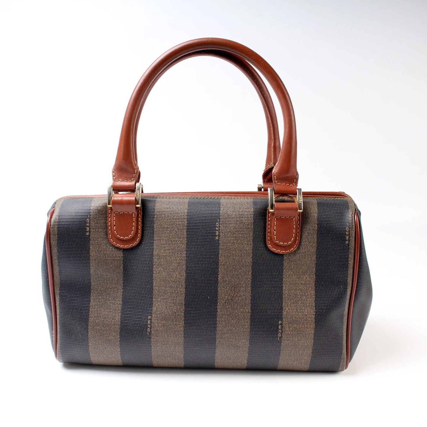 Fendi Pequin Small Boston Bag