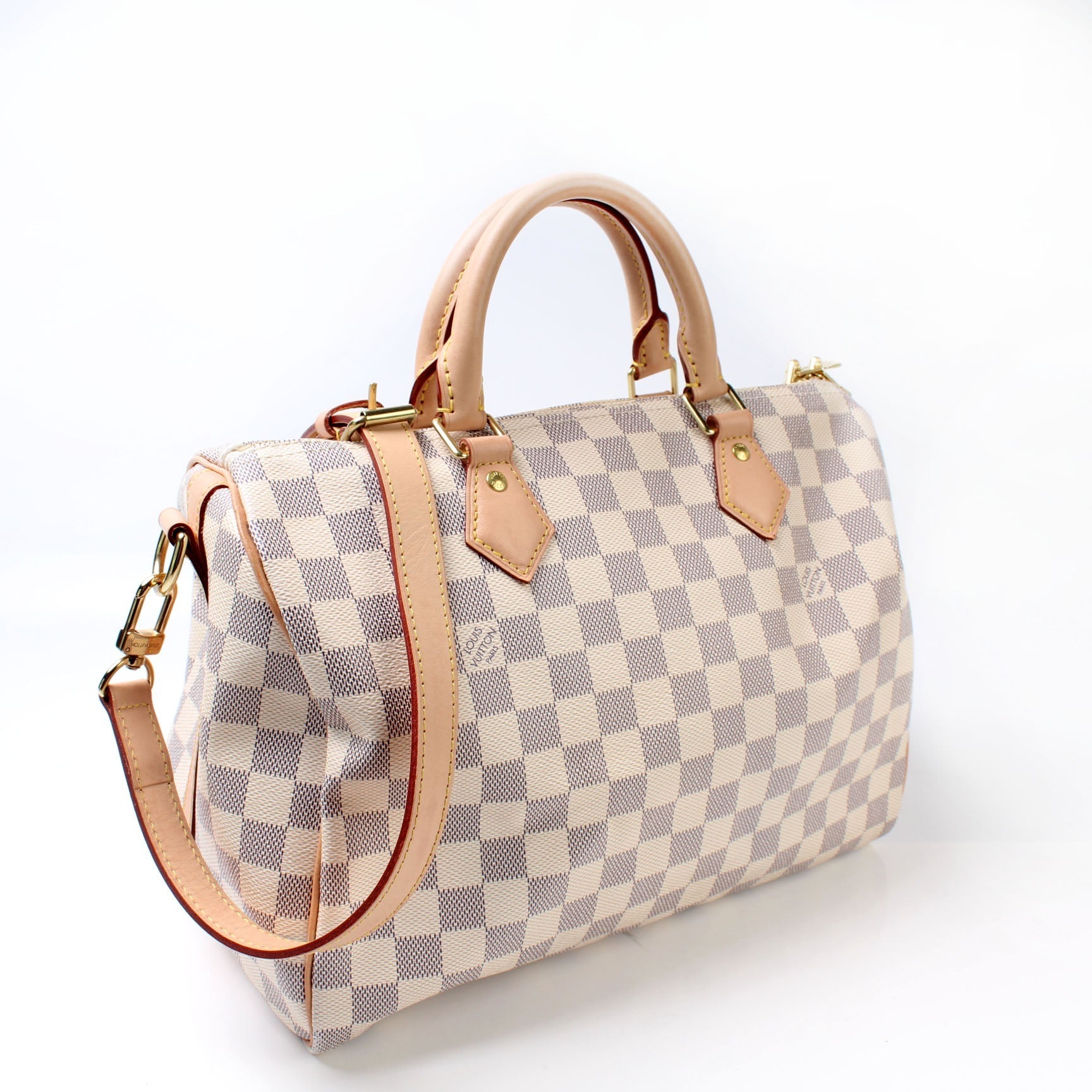 Louis Vuitton Speedy 30 Bandouliere Damier Azur