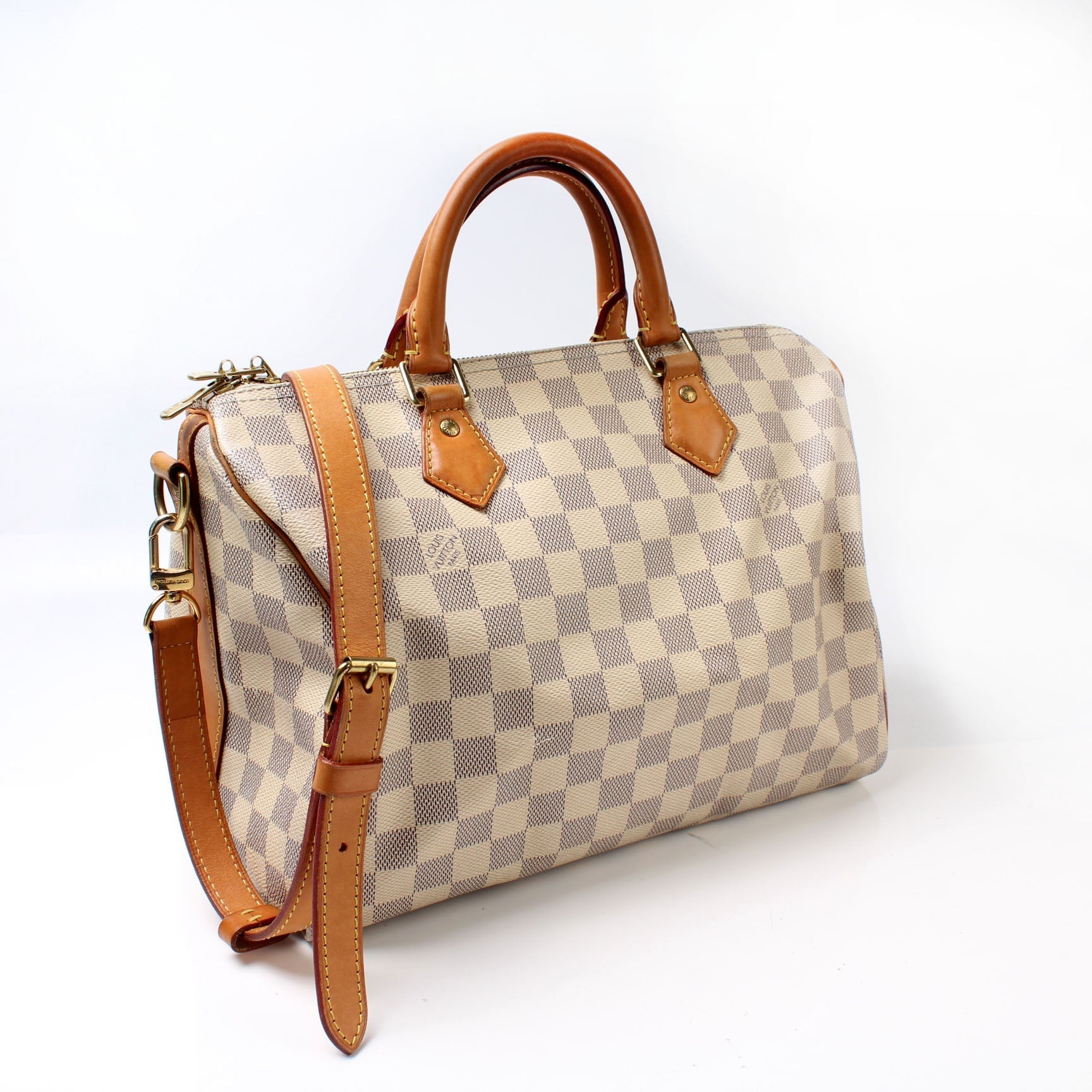 Louis Vuitton Speedy 30 Bandouliere Damier Azur
