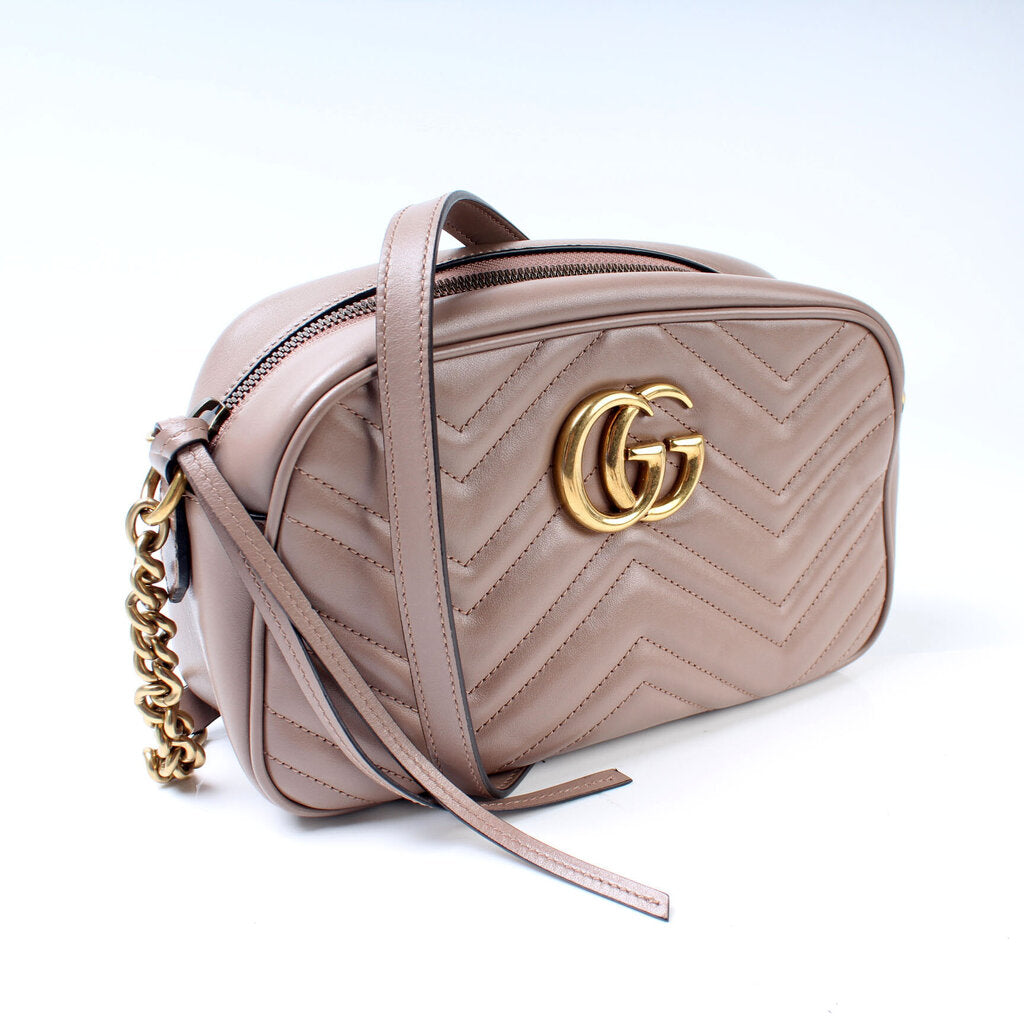 Gucci 447632 Marmont Small Leather Camera Bag