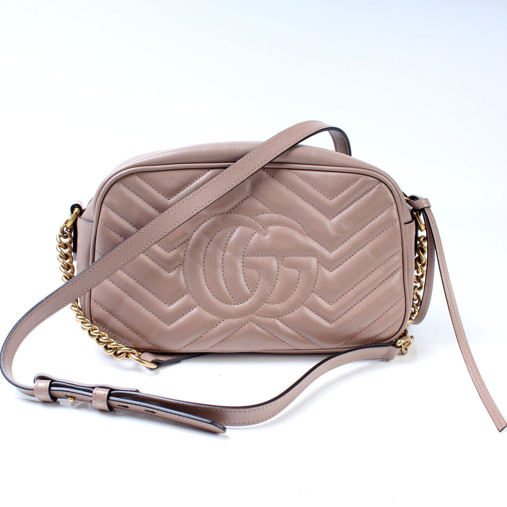 Gucci 447632 Marmont Small Leather Camera Bag