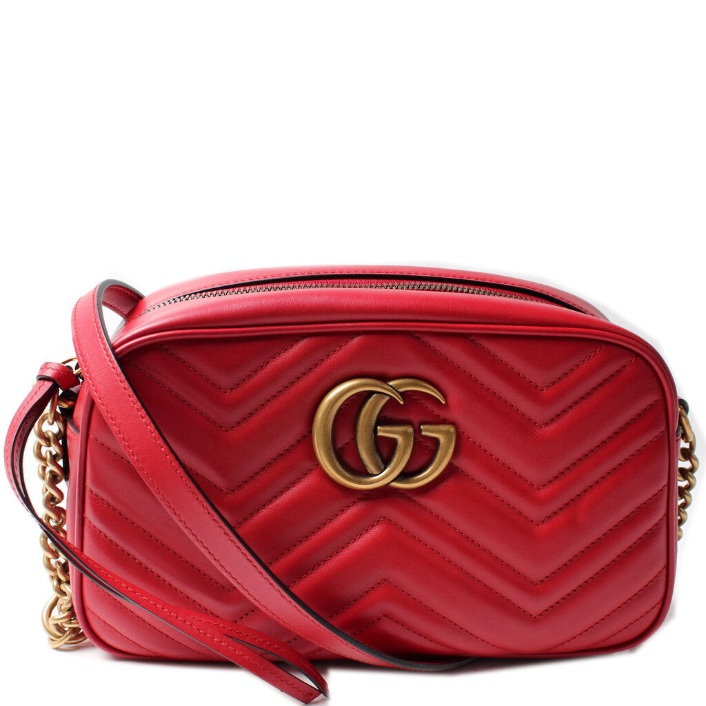 Gucci 447632 Marmont Small Leather Camera Bag