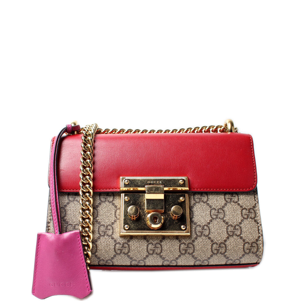 Gucci 409487 Padlock GG Supreme Bag