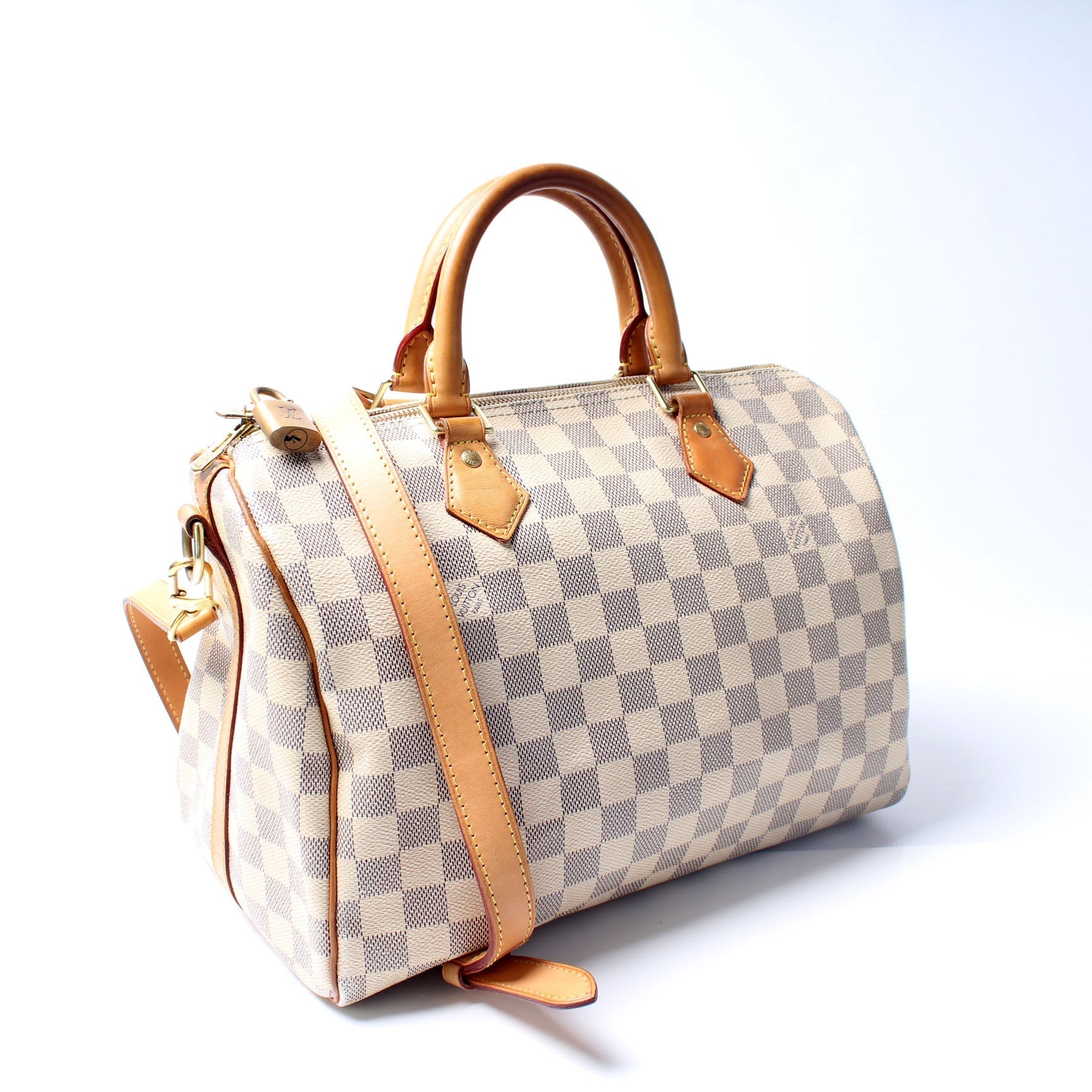 Louis Vuitton Speedy 30 Bandouliere Damier Azur