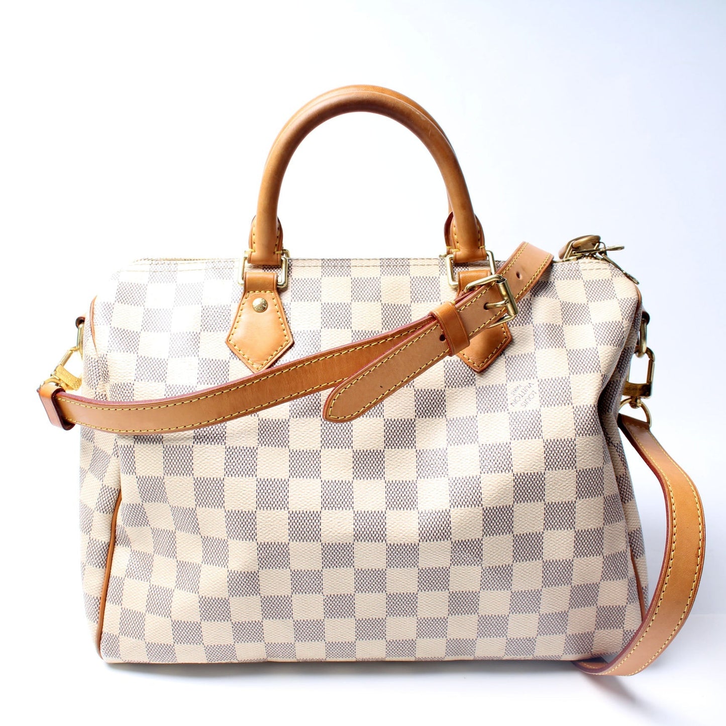 Louis Vuitton Speedy 30 Bandouliere Damier Azur