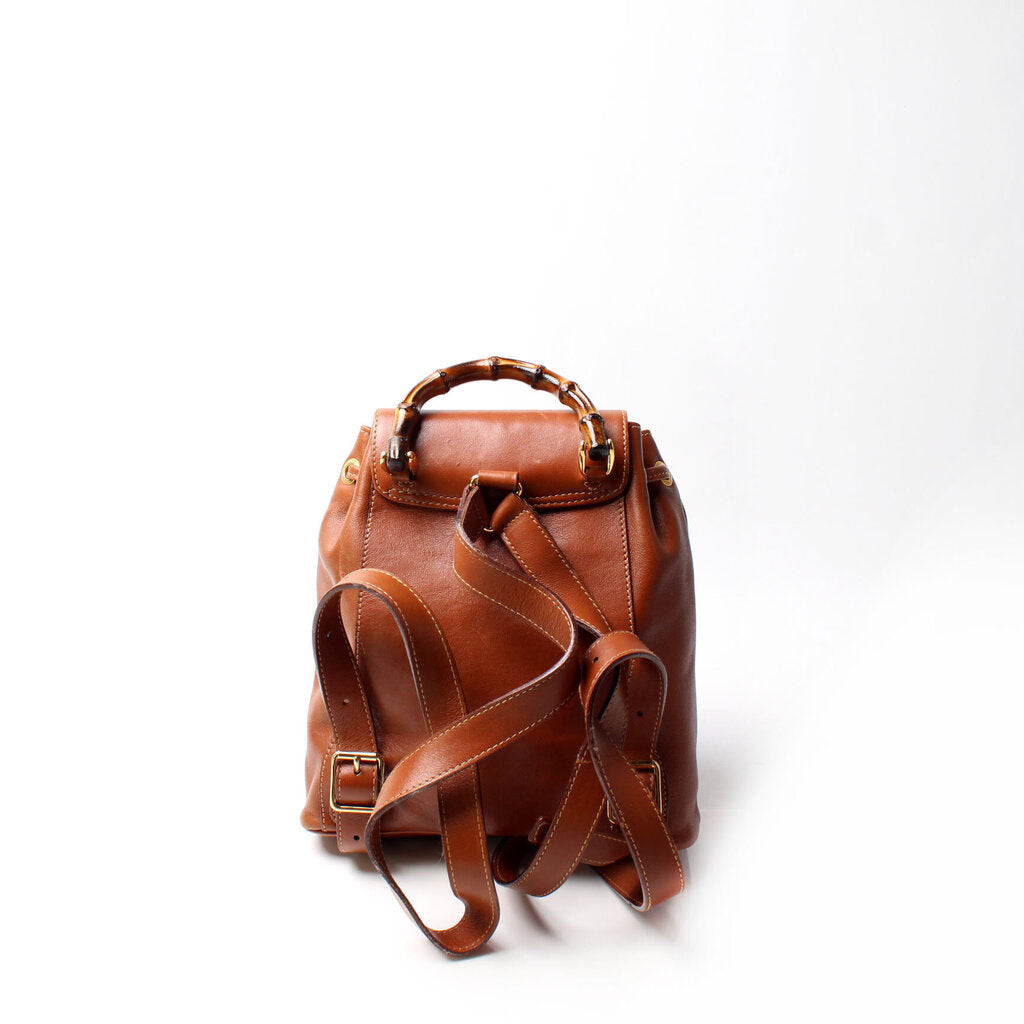 Gucci 003.2058.0030 Bamboo Mini Backpack Bag