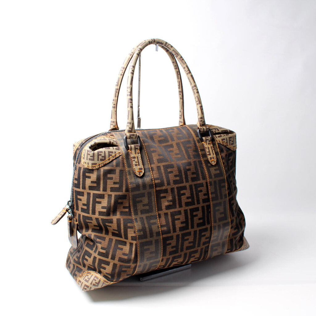 Fendi 8BL096 Zucca / Zucchino Top Handle Bag