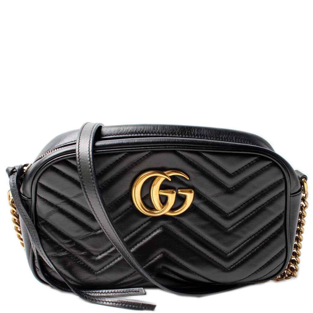 Gucci 447632 Marmont Small Leather Camera Bag