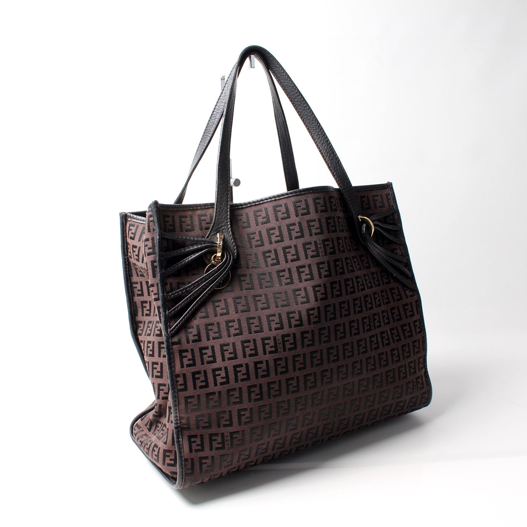 Fendi 8BH153 Zucchino Canvas Tote Bag