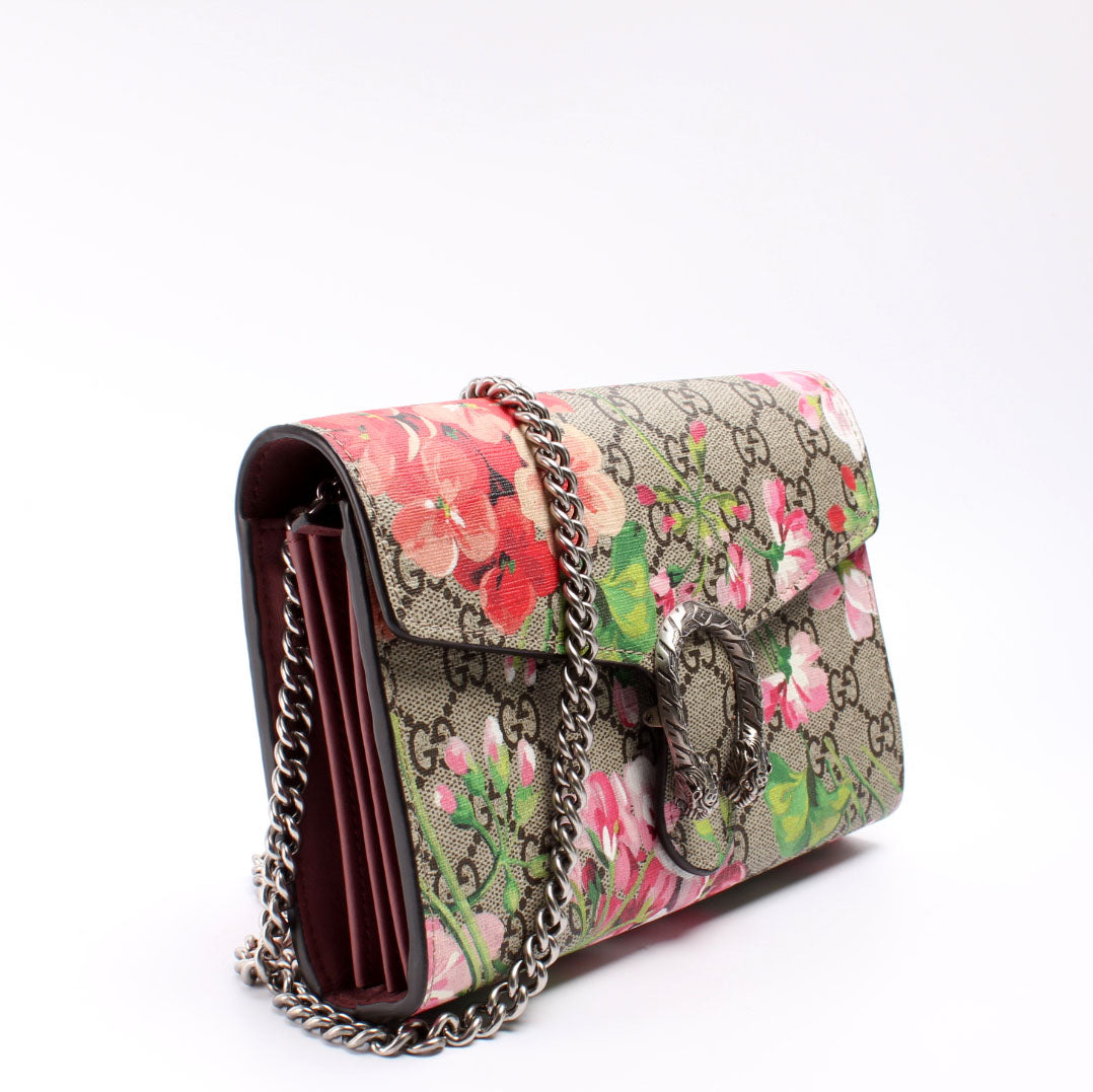 Gucci 401231 Dionysus Blooms Mini Wallet Bag