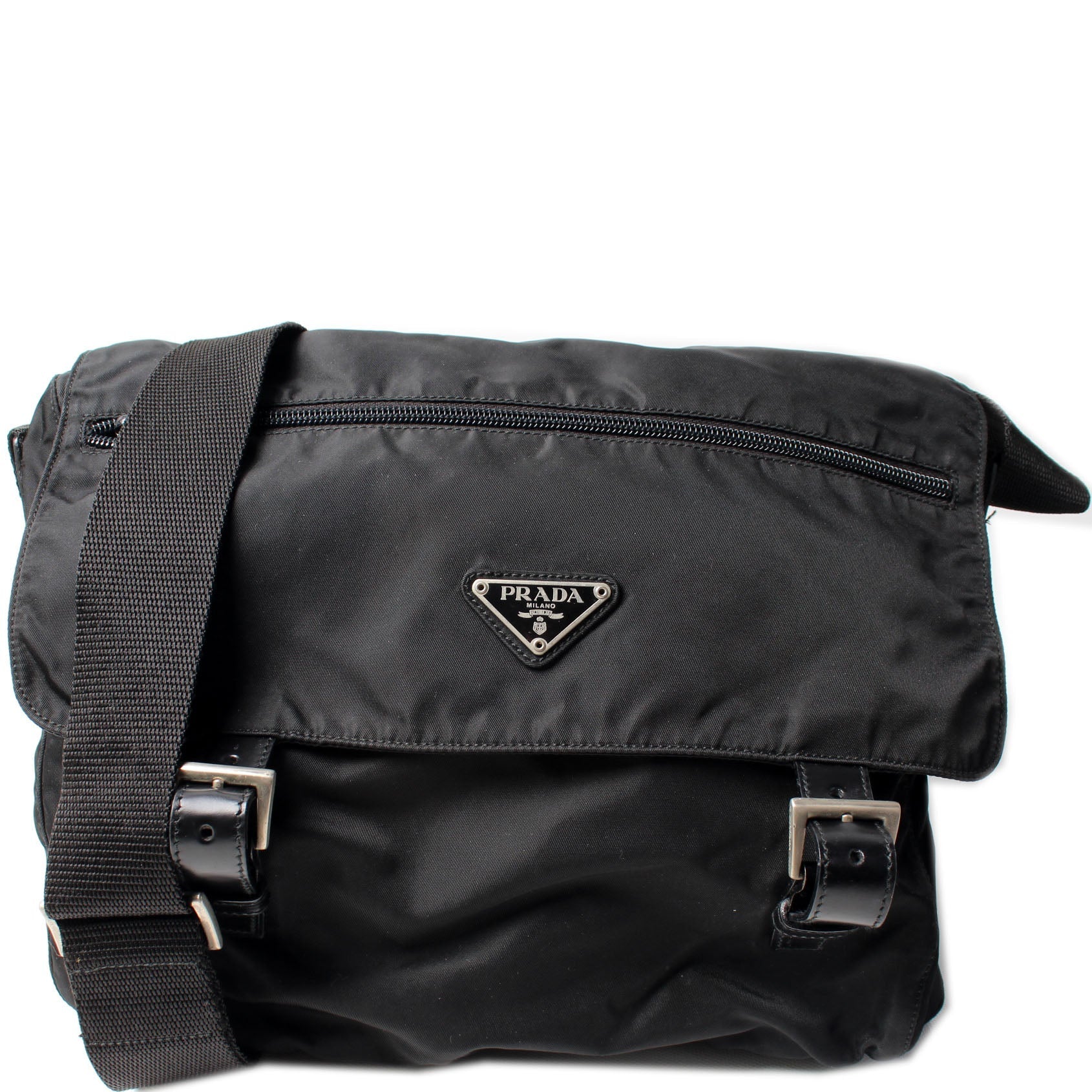 Prada Tessuto Nylon Messenger Bag