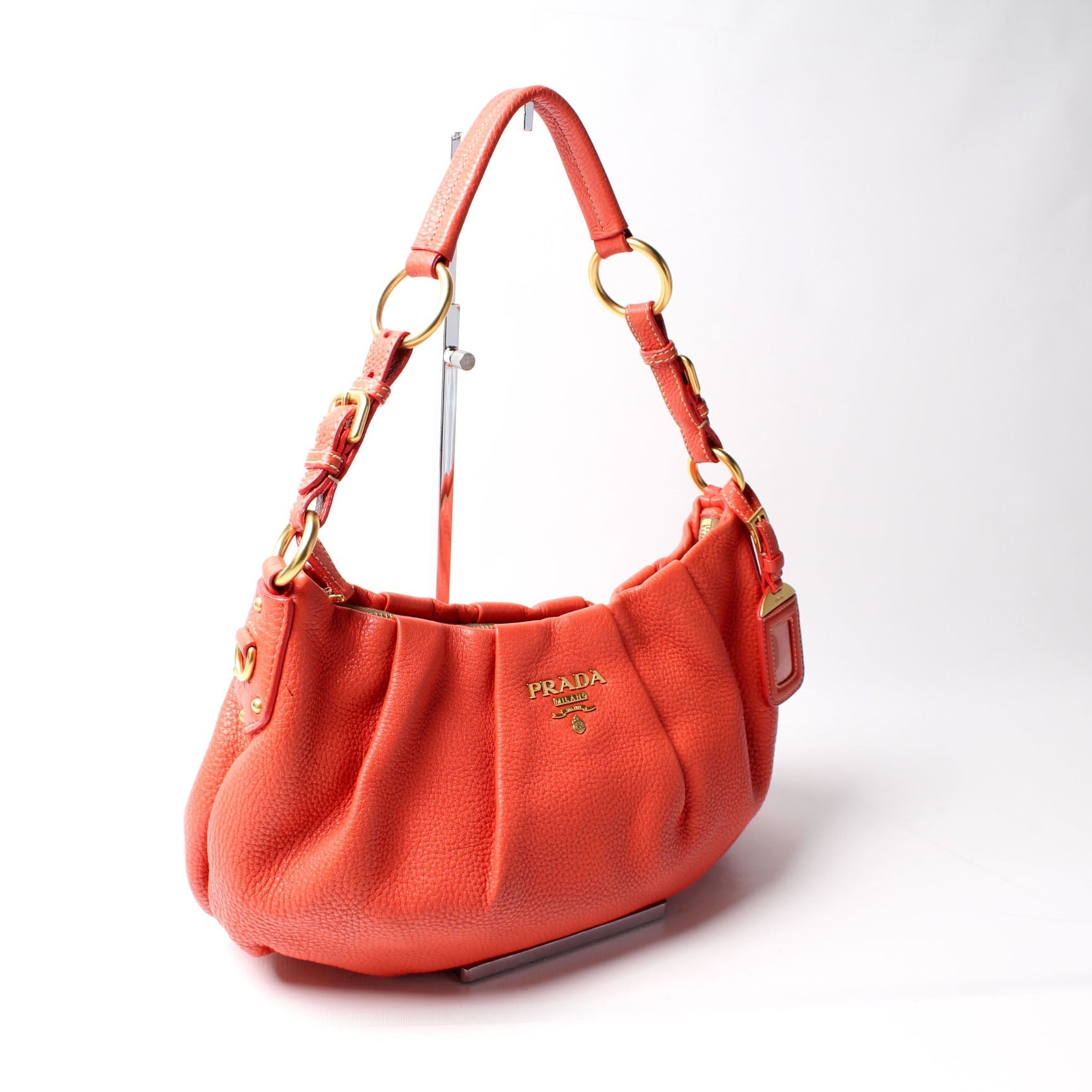 Prada Vitello Daino Hobo Small Bag