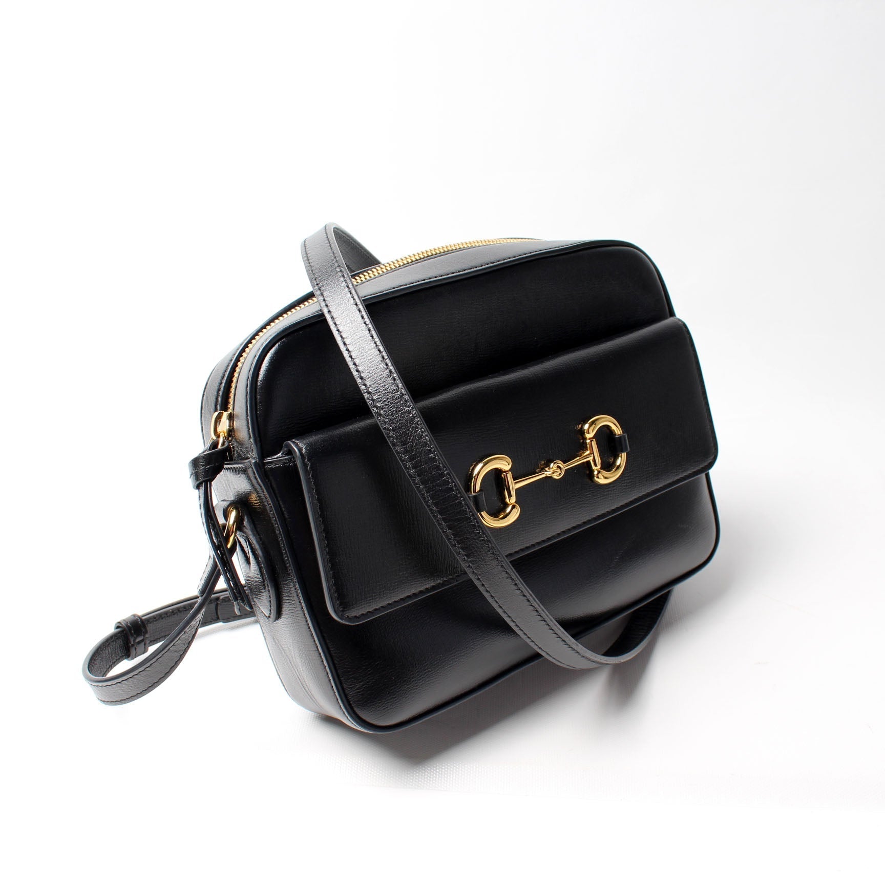 Gucci 645454 Horsebit 1955 Leather Shoulder Bag