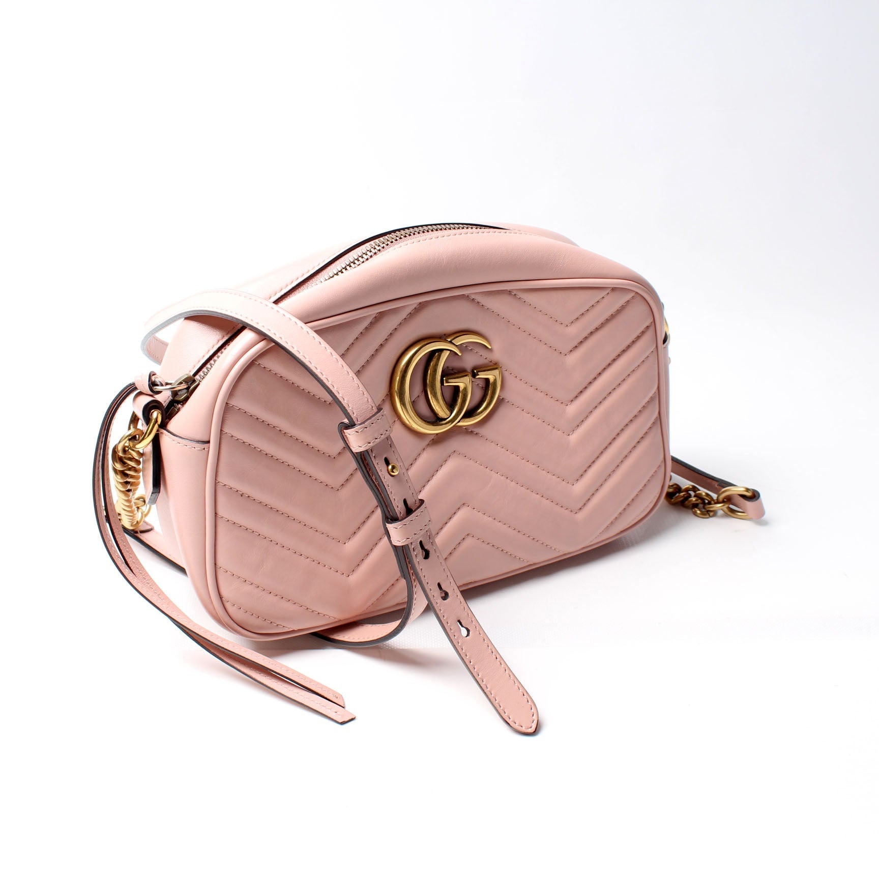 Gucci 447632 Marmont Small Leather Camera Bag