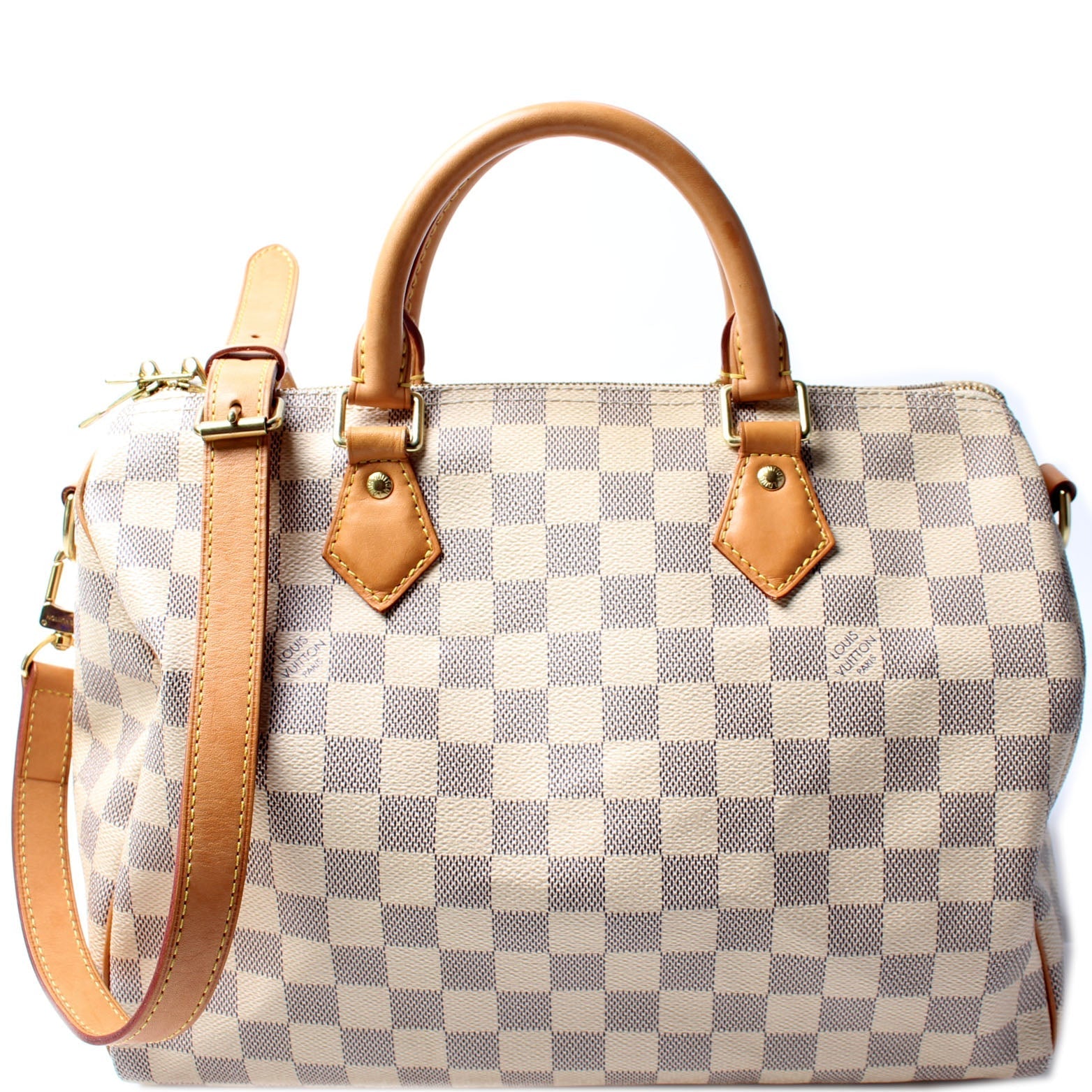 Louis Vuitton Speedy 30 Bandouliere Damier Azur