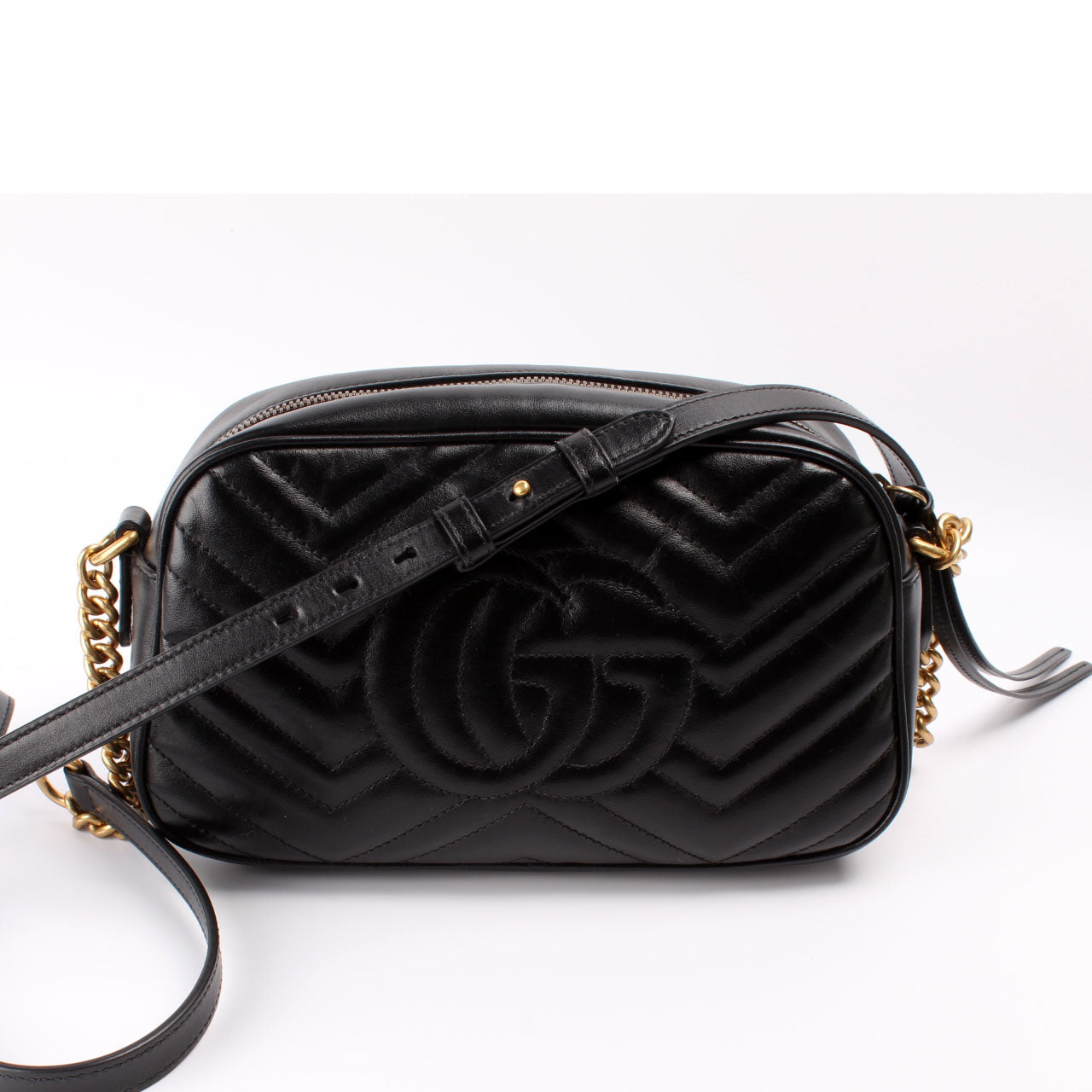 Gucci 447632 Marmont Small Leather Camera Bag