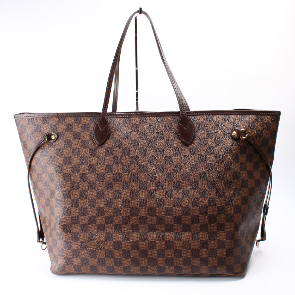 Luxury Women's Tote Bag | Louis Vuitton Neverfull GM Ebene with Pochette