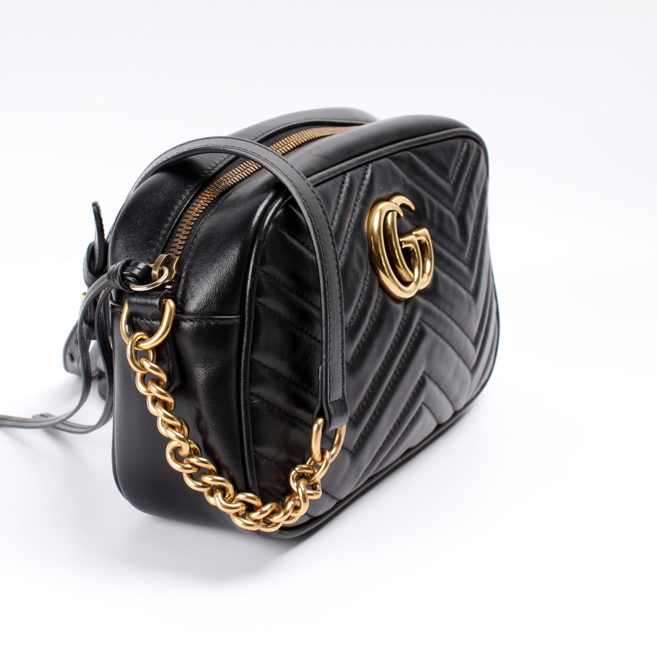Gucci 447632 Marmont Small Leather Camera Bag