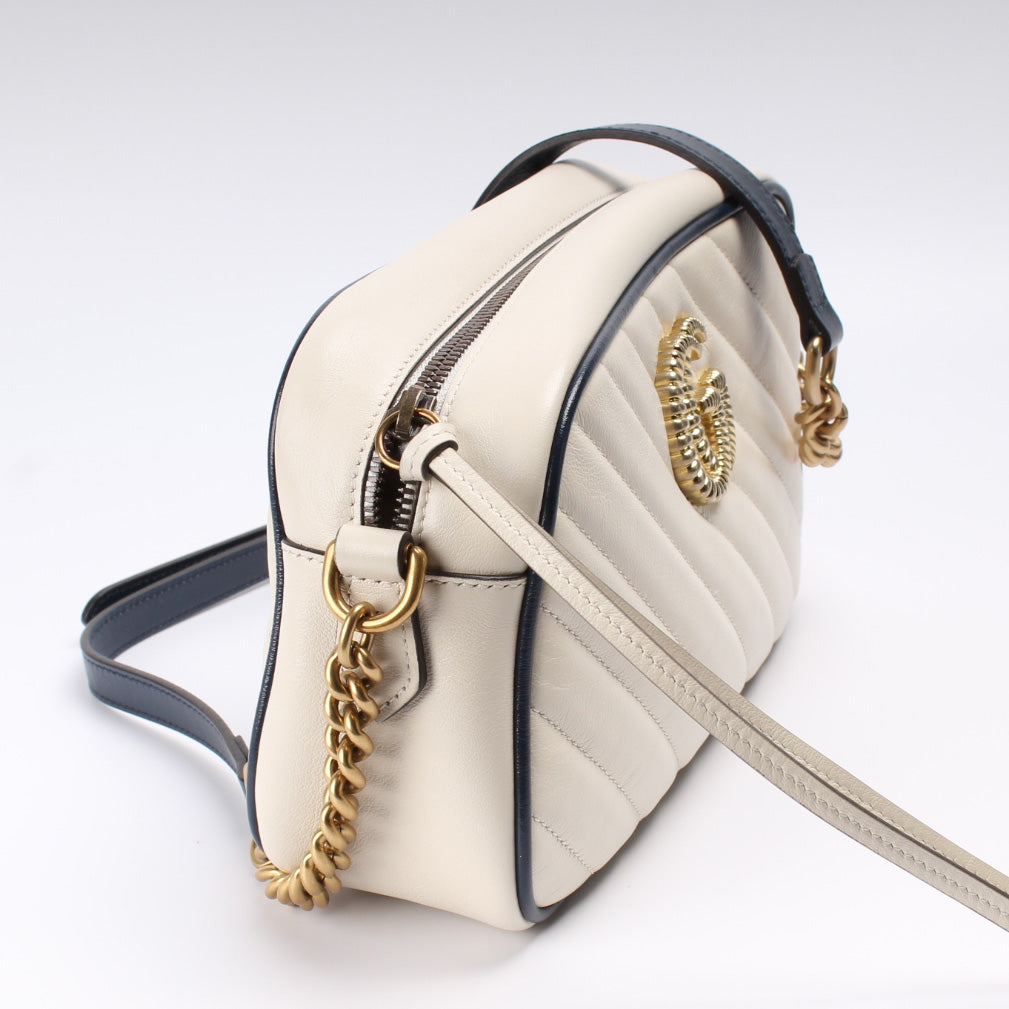 Gucci 447632 Marmont Small Leather Camera Bag